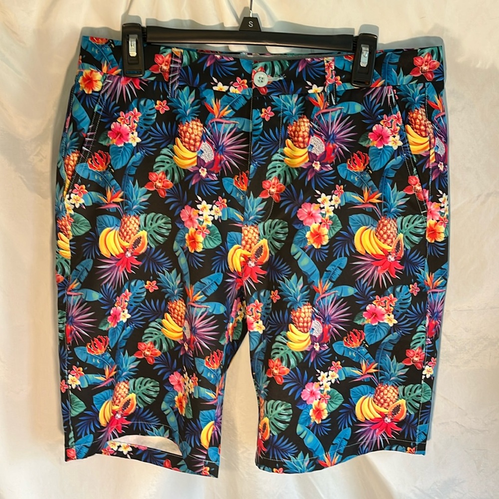 Vibrant Hreski tropical fruit size 34 shorts